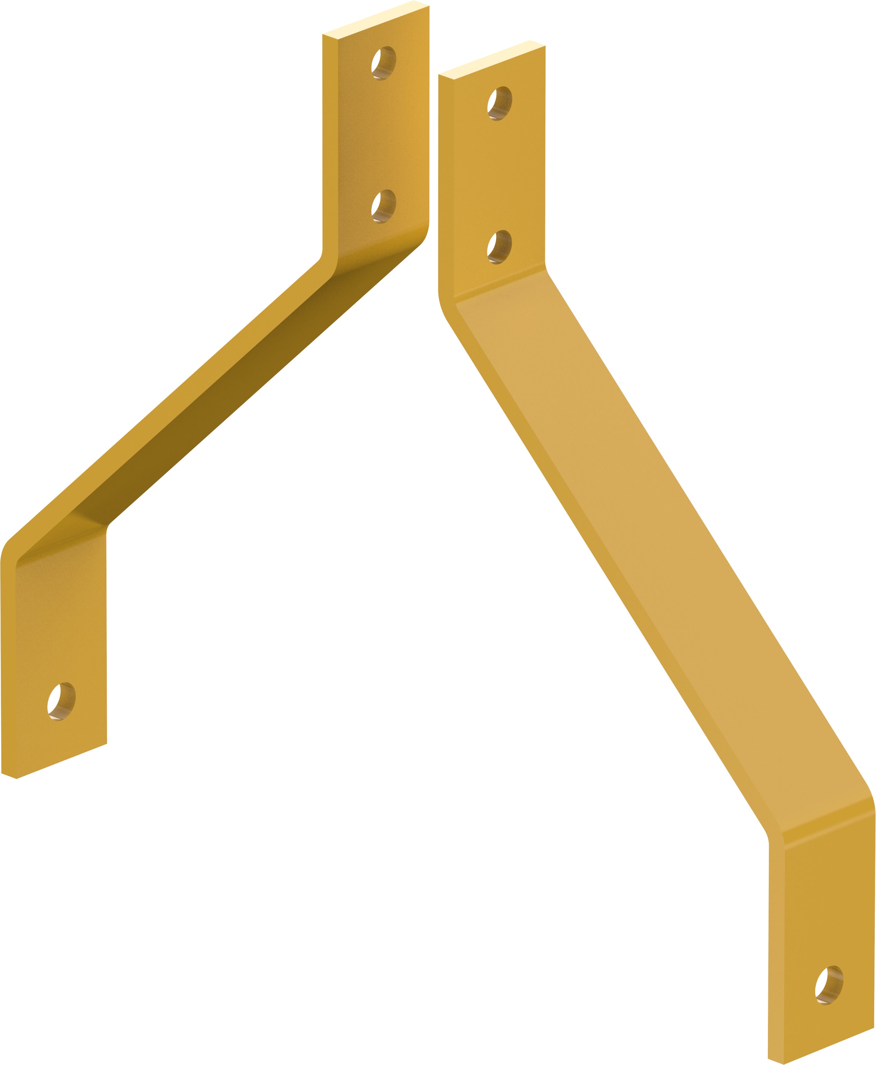 BBVBY - Verticle Brace Lift Arm (2pk) (yellow) - Tarter Parts