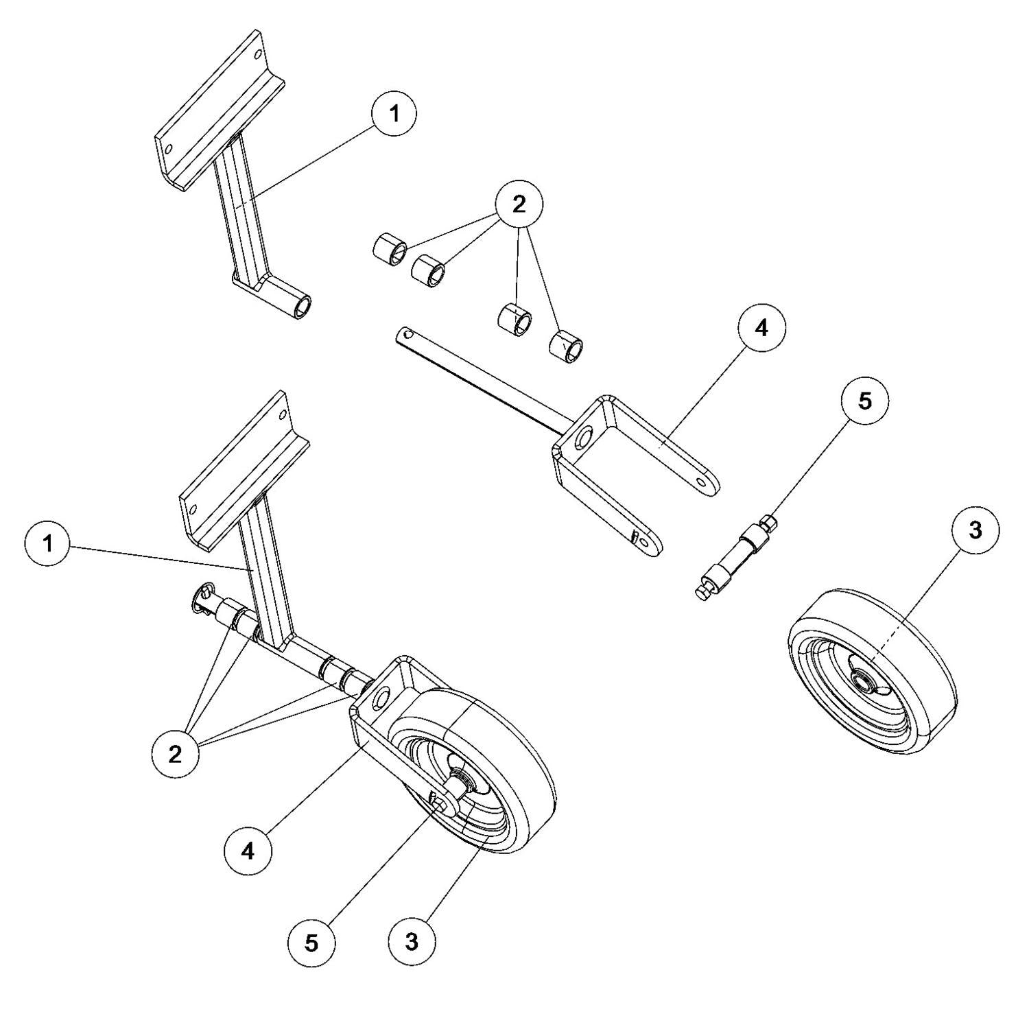 Landscrape Rake Parts LRWK - Fits All Landscape Rakes - Tarter Parts